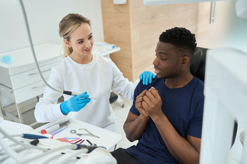 Patient apprehensive about cosmetic dentistry